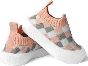 Toddler Shoes Baby Girl Boy Soft Breathable Mesh Wide Toe Box Lightweight Non-Slip Slip On First Walking Shoes
