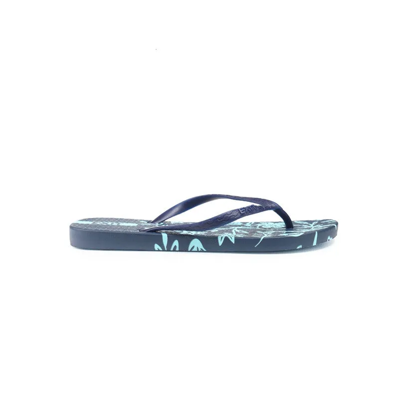 Twilight Flora Slippers-Navy