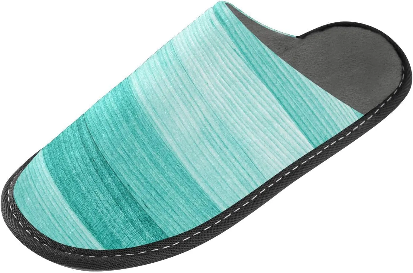 Unisex Fuzzy Foam Slippers Non-Skid Slip-on Soft Warm Sole Fleece Shoes 4-11