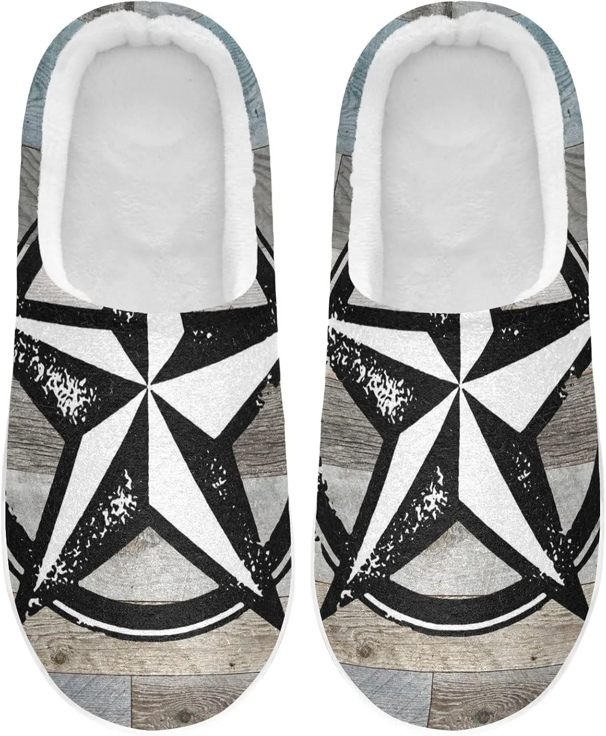 Unisex Memory Foam Slippers Non-Skid Slip-on Soft Warm Sole Fleece Shoes 6-17