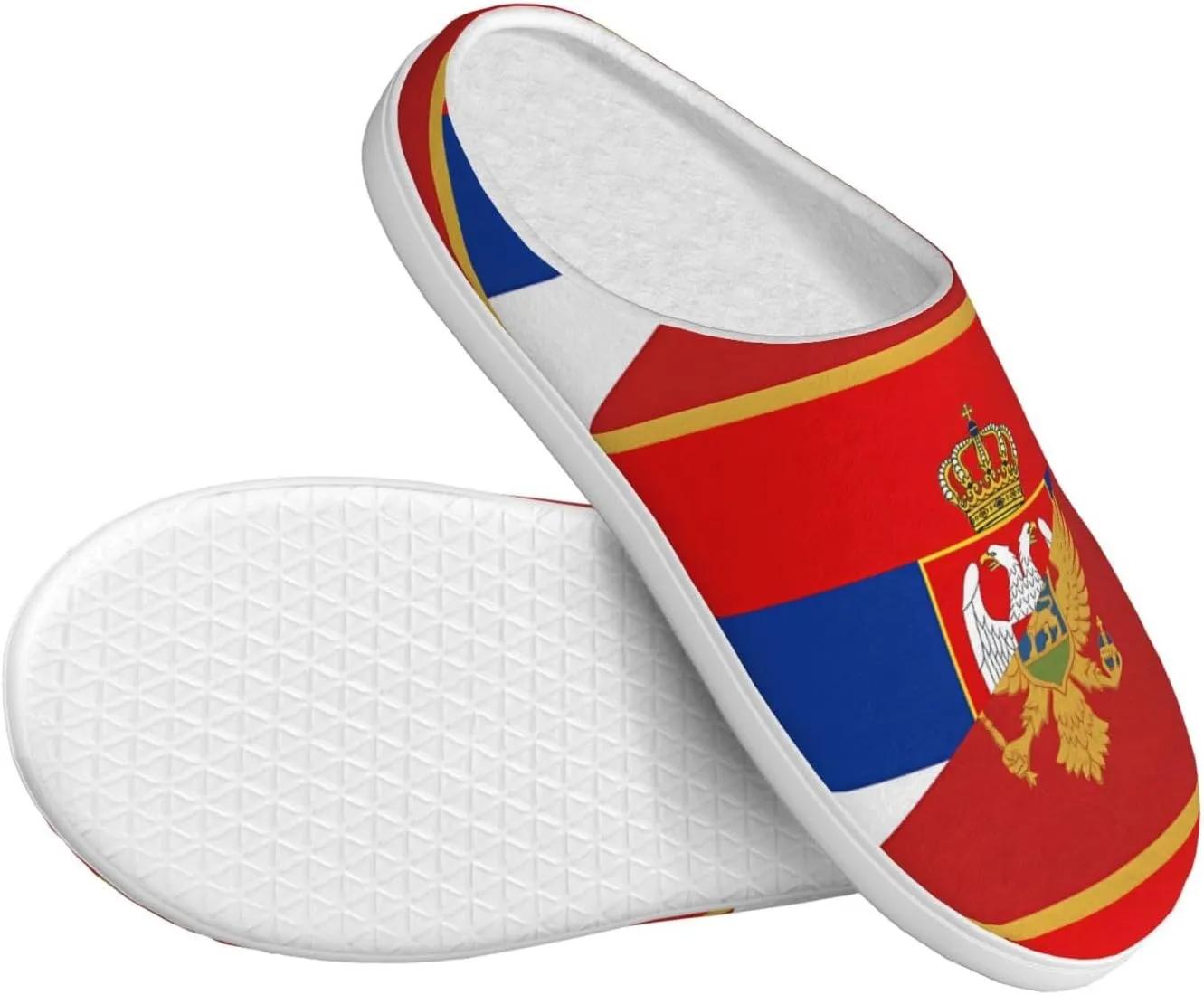 Unisex Slippers Winter Warm Non-Slip Fluffy Slippers Slip-On Plush Slippers House Slippers For Women Men Shoes Gifts