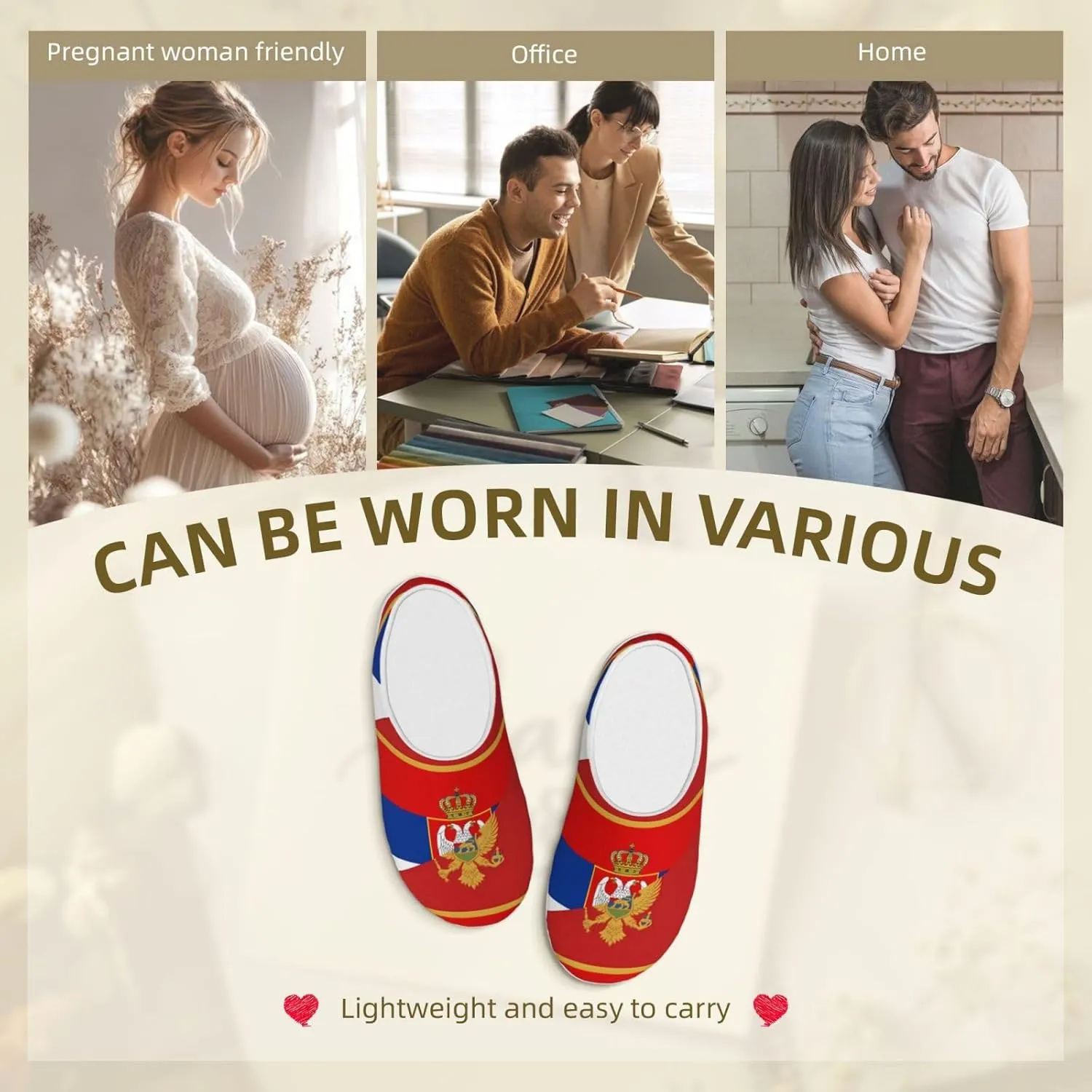 Unisex Slippers Winter Warm Non-Slip Fluffy Slippers Slip-On Plush Slippers House Slippers For Women Men Shoes Gifts