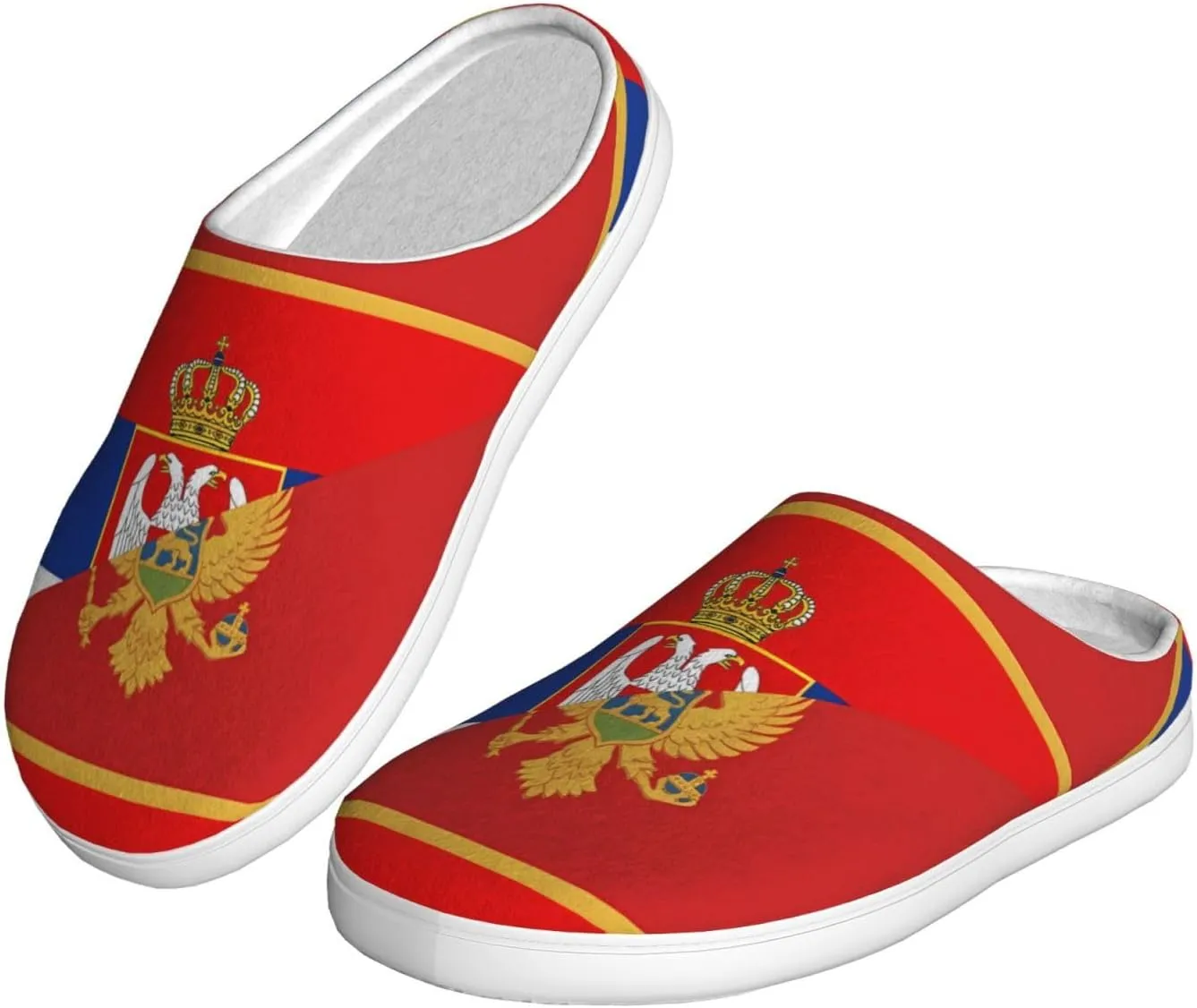 Unisex Slippers Winter Warm Non-Slip Fluffy Slippers Slip-On Plush Slippers House Slippers For Women Men Shoes Gifts