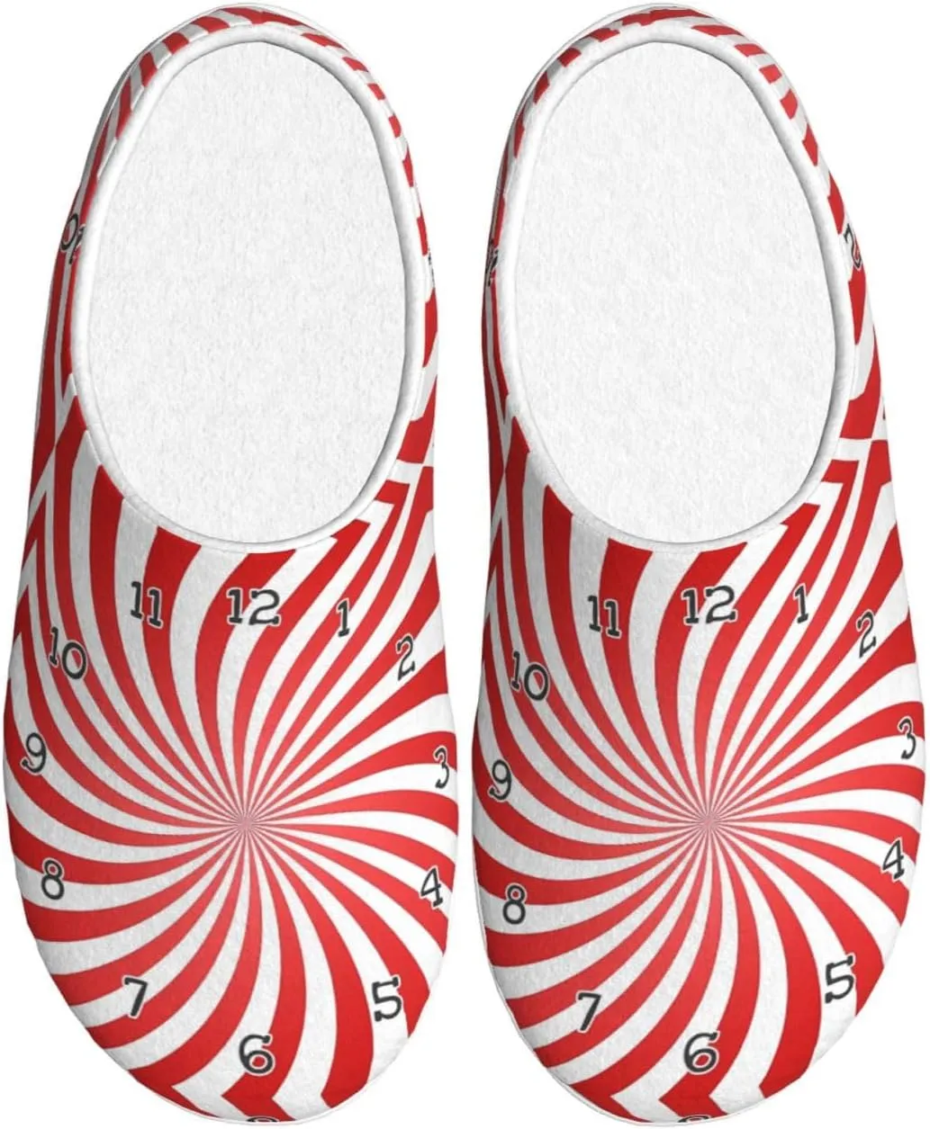 Unisex Warm Slippers Non-Slip Winter Fluffy Slippers Slip-On Plush Slippers Bedroom Slippers House Shoes For Men Women