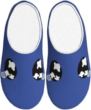 Unisex Warm Slippers Non-Slip Winter Fluffy Slippers Slip-On Plush Slippers Bedroom Slippers House Shoes For Men Women