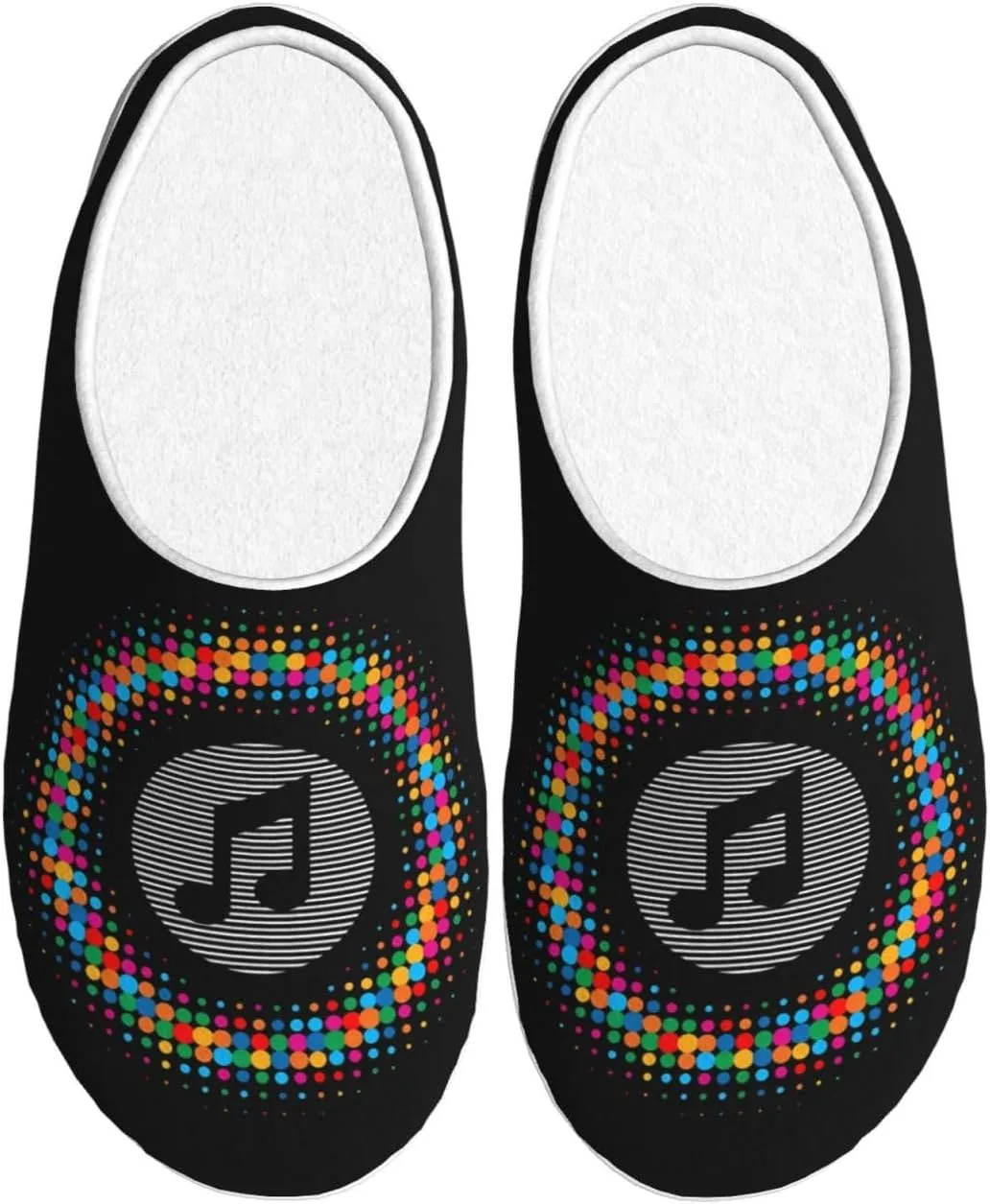 Unisex Warm Slippers Non-Slip Winter Fluffy Slippers Slip-On Plush Slippers Bedroom Slippers House Shoes For Men Women