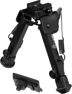UTG Super Duty Bi-pod with QD Lever Mount, Height 6.0"- 8.5" , Black
