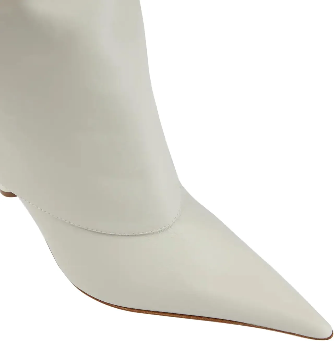 Vertundy Women's Fold Over Boots - Pointed Toe Stiletto Heel Slip On Knee High Boot Fashion Sexy Dress Boot