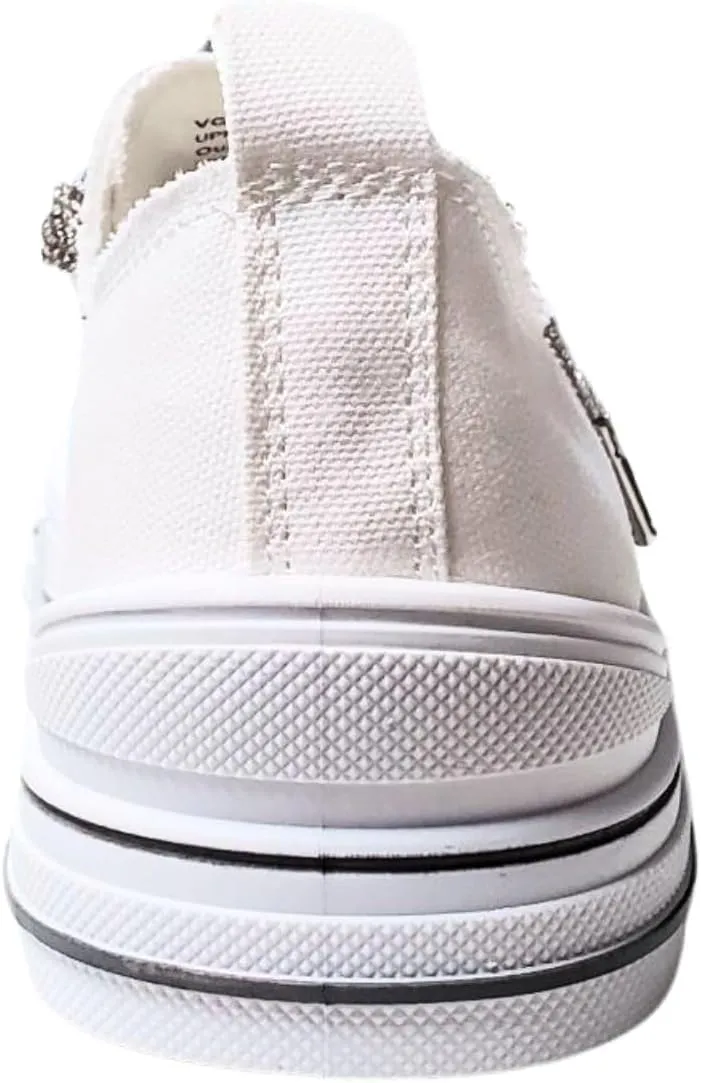 Very G Womens Aman Lace Up Canvas Sneaker