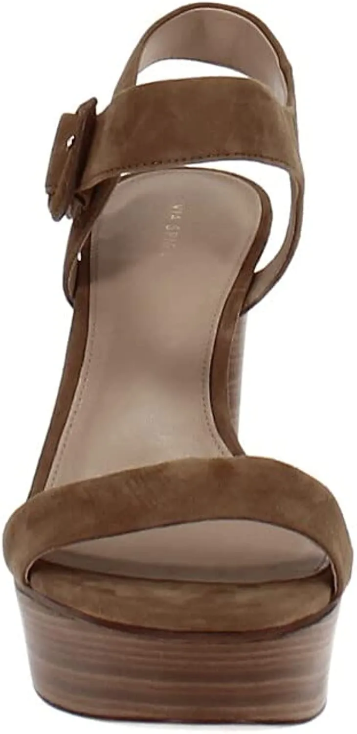 VIA SPIGA womens V-ira City Sandal, Toffee, 8.5 US