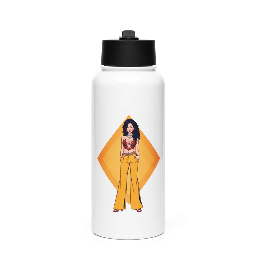 Vibrant Art-Inspired Water Bottle