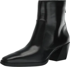 Vince Camuto Women's Viltana Stacked Heel Bootie Mid Calf Boot, Black, 12