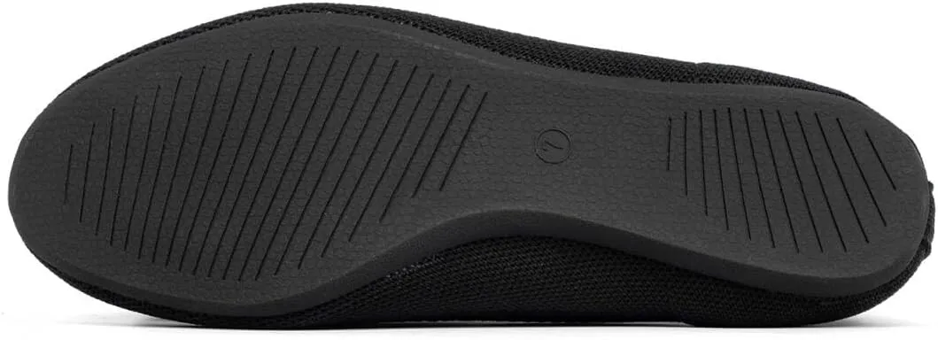 VJH confort Women’s Flats Shoes Ballet Knit Comfort Foldable Round Toe Slip-on Casual Office Work Walking Flats