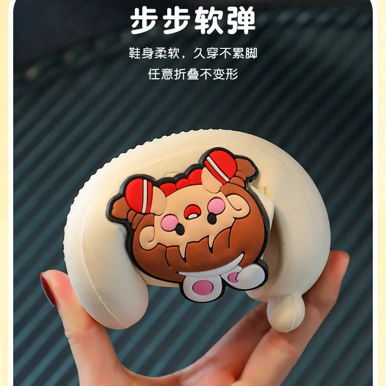 VLOVELAW Children's Slip-on Slippers Girls' Cute Princess Non-Slip Soft Bottom Home Outdoor Slippers Summer Wholesale