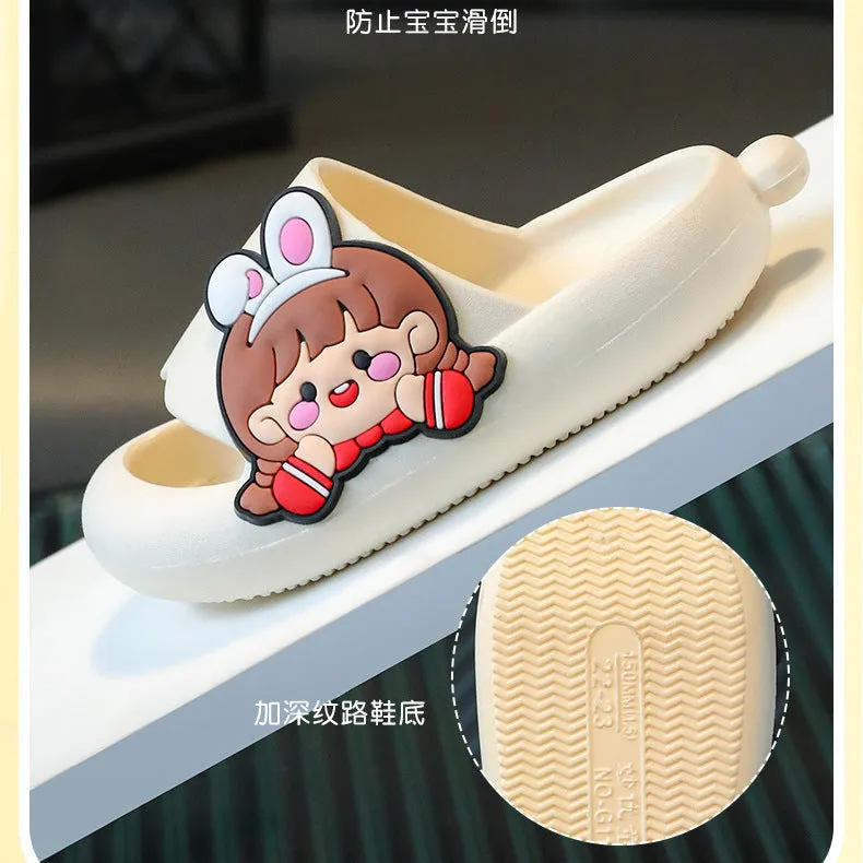 VLOVELAW Children's Slip-on Slippers Girls' Cute Princess Non-Slip Soft Bottom Home Outdoor Slippers Summer Wholesale
