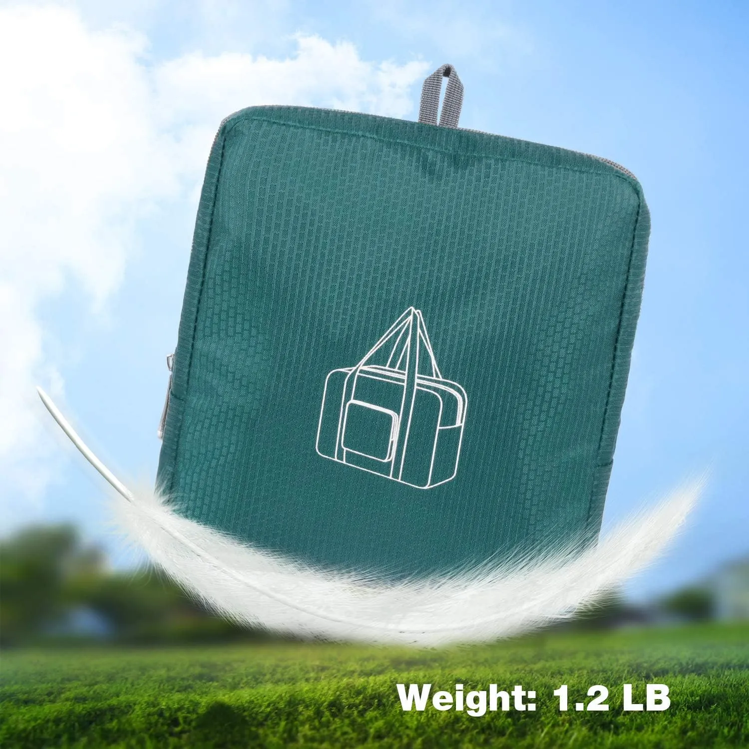 WANDF Foldable Travel Duffel Bag 60-120L Duffle Carry on for Women and Men