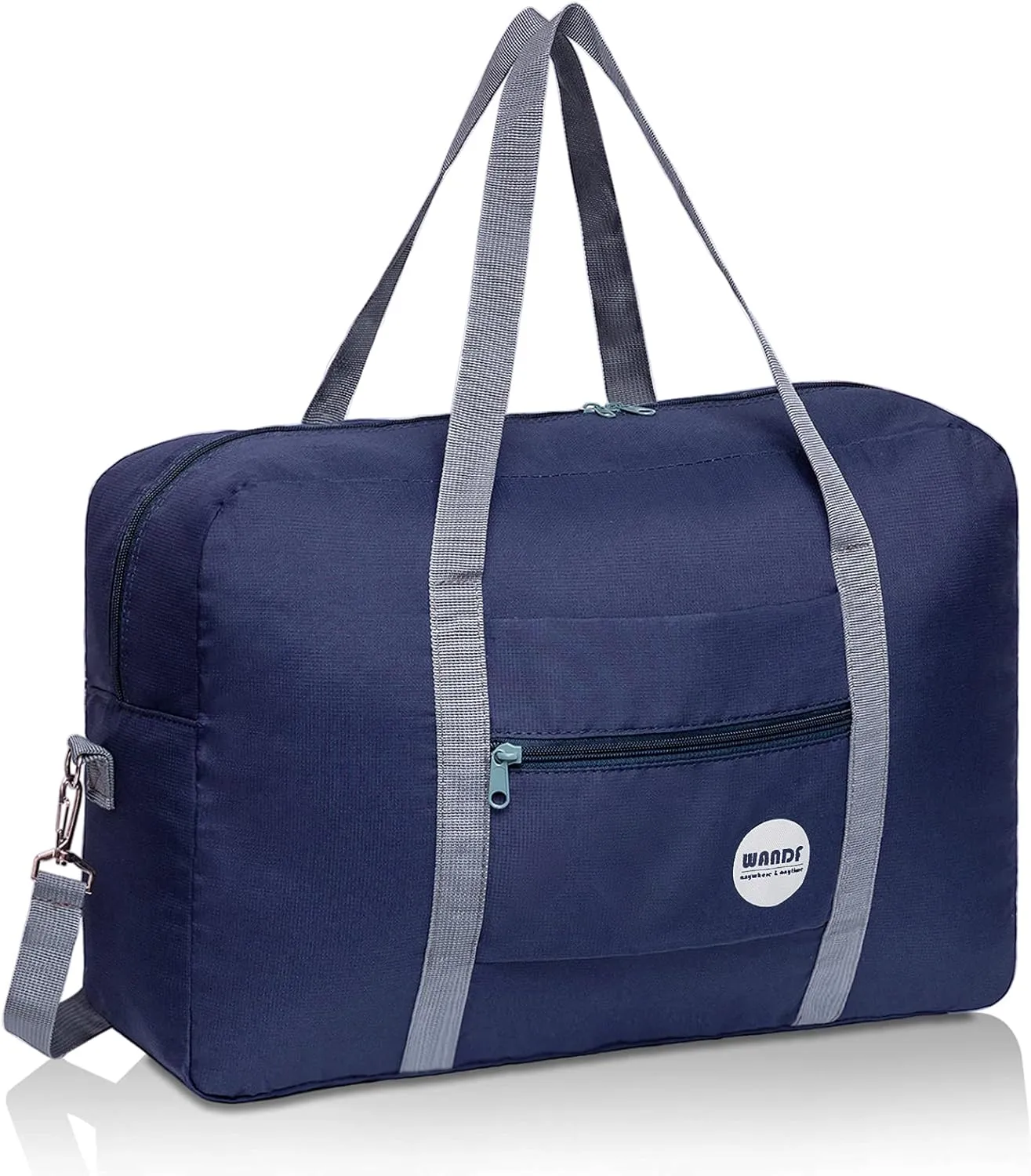 WANDF For Spirit Airlines Personal Item Bag 18x14x8 Travel Duffel Bag Underseat Foldable Carry-on Luggage for Women