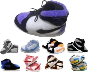 Warm Furry Sneakers Slipper Comfy House Shoes Winter Plush Fuzzy Slipper Shoes For Women Men One Size Fits Most Fluffy Slides For Indoor Outdoor Bigfoot Gifts Houseshoes