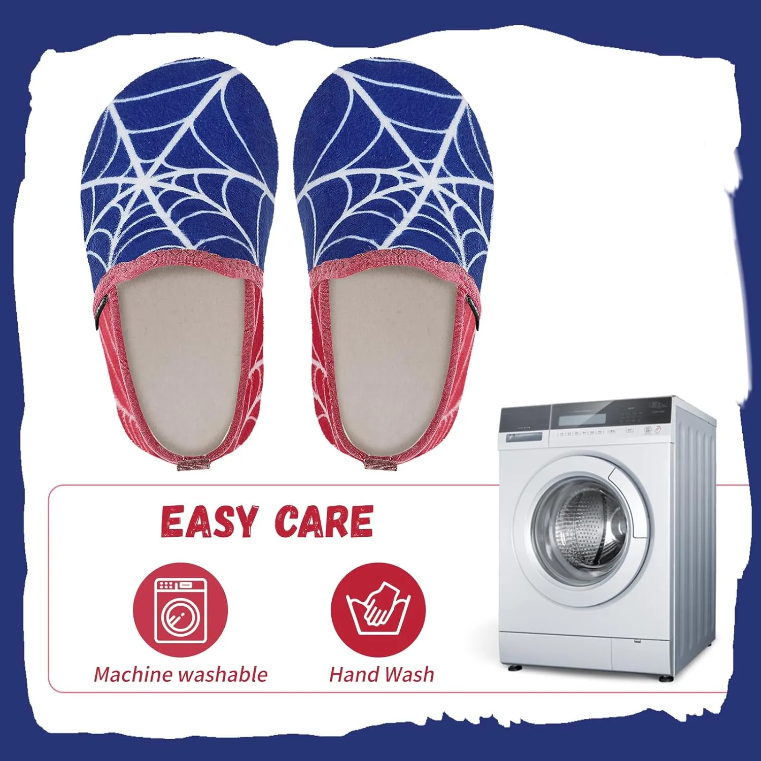 WateLves Kids Toddler Slippers Girls Boys Slip on House Shoes Lightweight Anti Slip Sock Slippers Winter Indoor Outdoor Walking Shoes