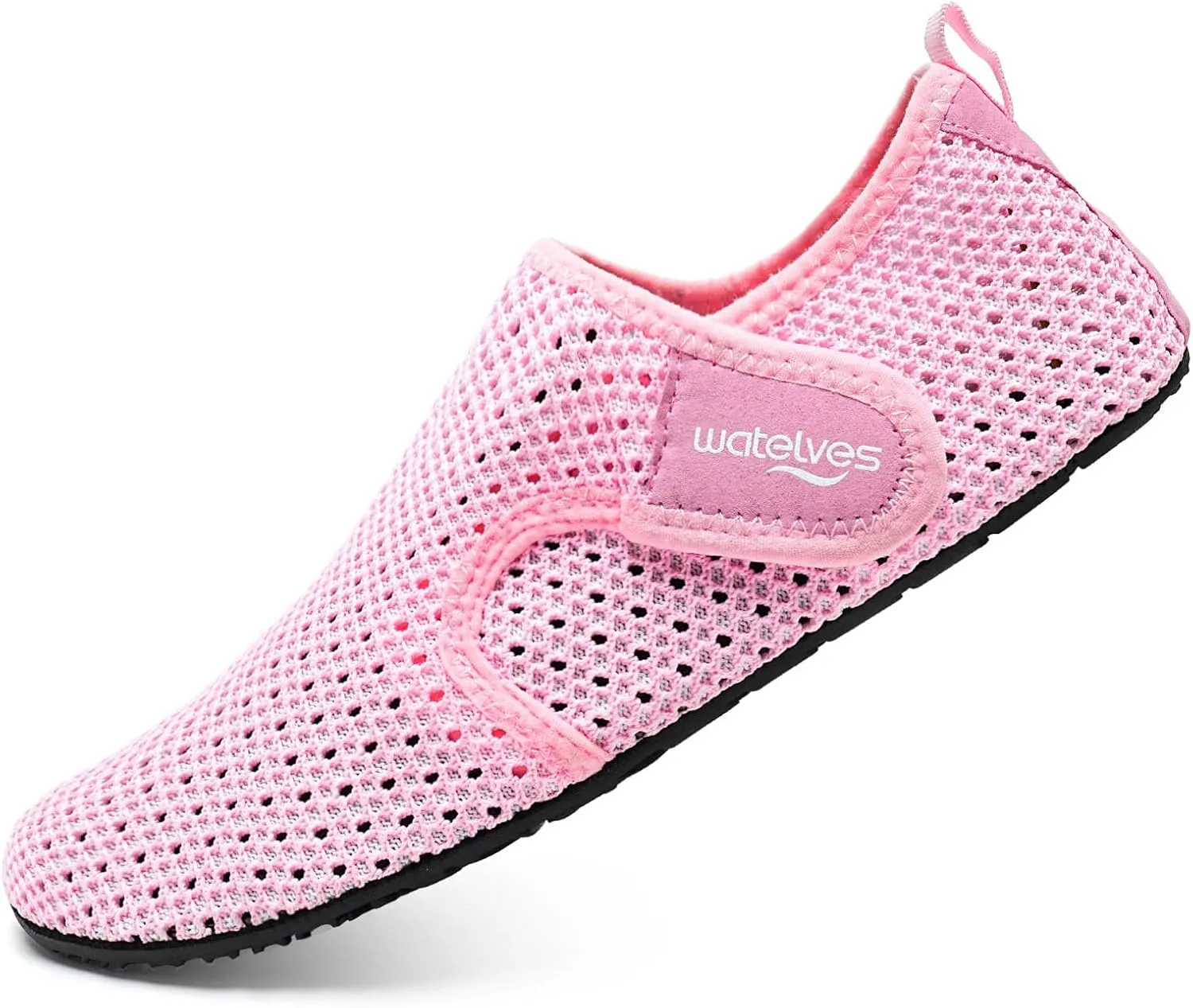WateLves Water Shoes for Women Men Swim Beach Aqua Socks Quick Dry Barefoot House Slippers Travel Shoes with Adjustable Magic Tape for Pool Diving Boating Yoga Surf