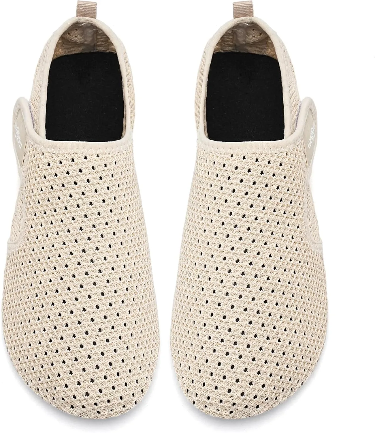 WateLves Water Shoes for Women Men Swim Beach Aqua Socks Quick Dry Barefoot House Slippers Travel Shoes with Adjustable Magic Tape for Pool Diving Boating Yoga Surf