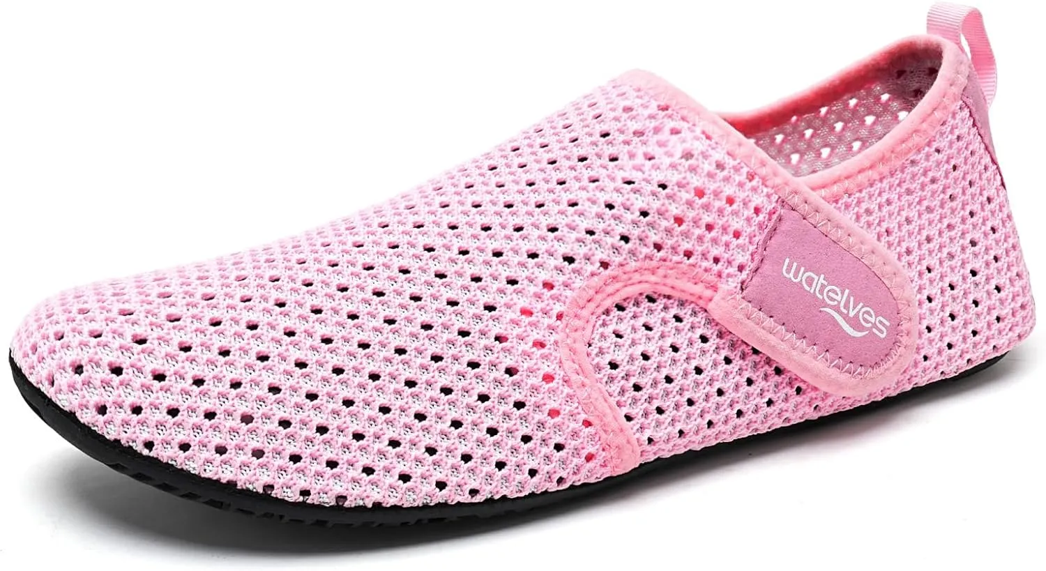 WateLves Water Shoes for Women Men Swim Beach Aqua Socks Quick Dry Barefoot House Slippers Travel Shoes with Adjustable Magic Tape for Pool Diving Boating Yoga Surf