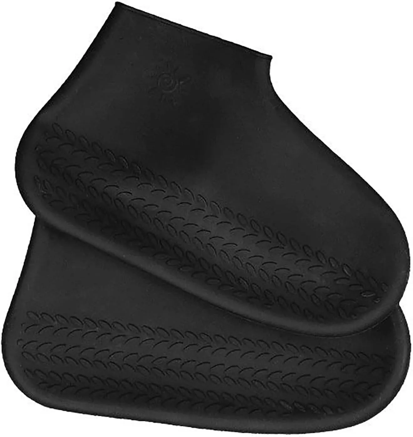 Waterproof Silicone Shoe Covers, Reusable Shoe Covers for Men Women, Non Slip, Rain Covers for Shoes Black Large