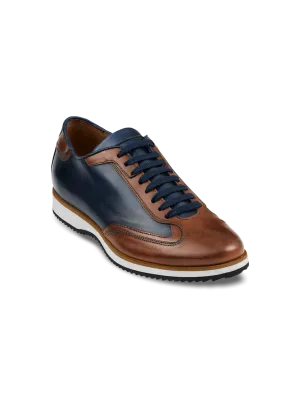 Wayne Sneaker - Navy/tan