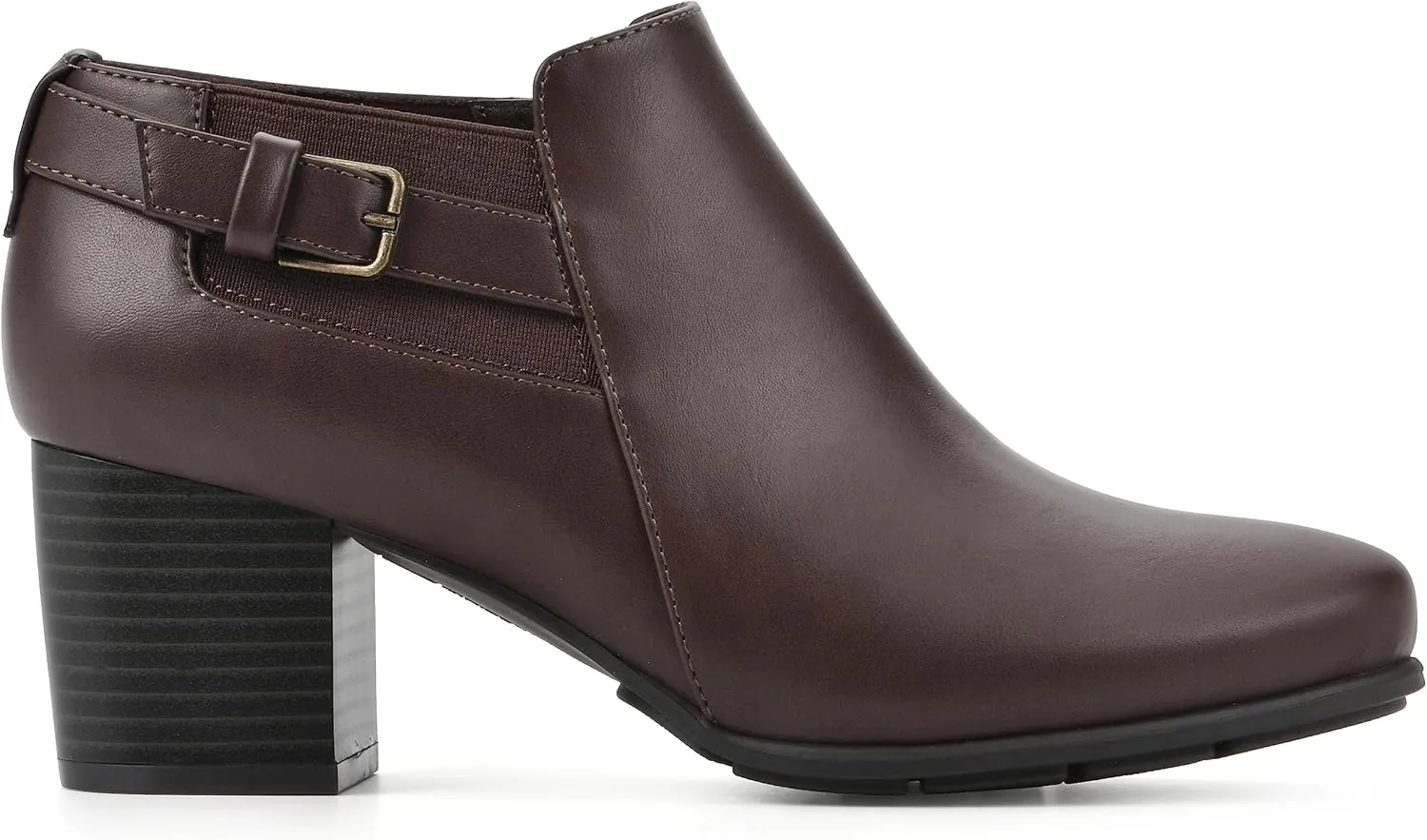 WHITE MOUNTAIN Women's Shoes Noah Block Heel Bootie