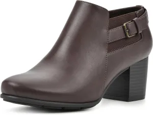 WHITE MOUNTAIN Women's Shoes Noah Block Heel Bootie