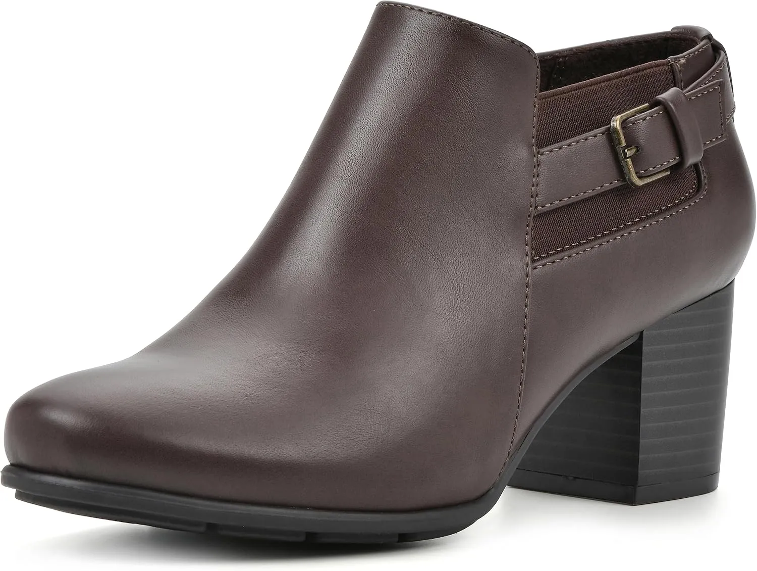 WHITE MOUNTAIN Women's Shoes Noah Block Heel Bootie