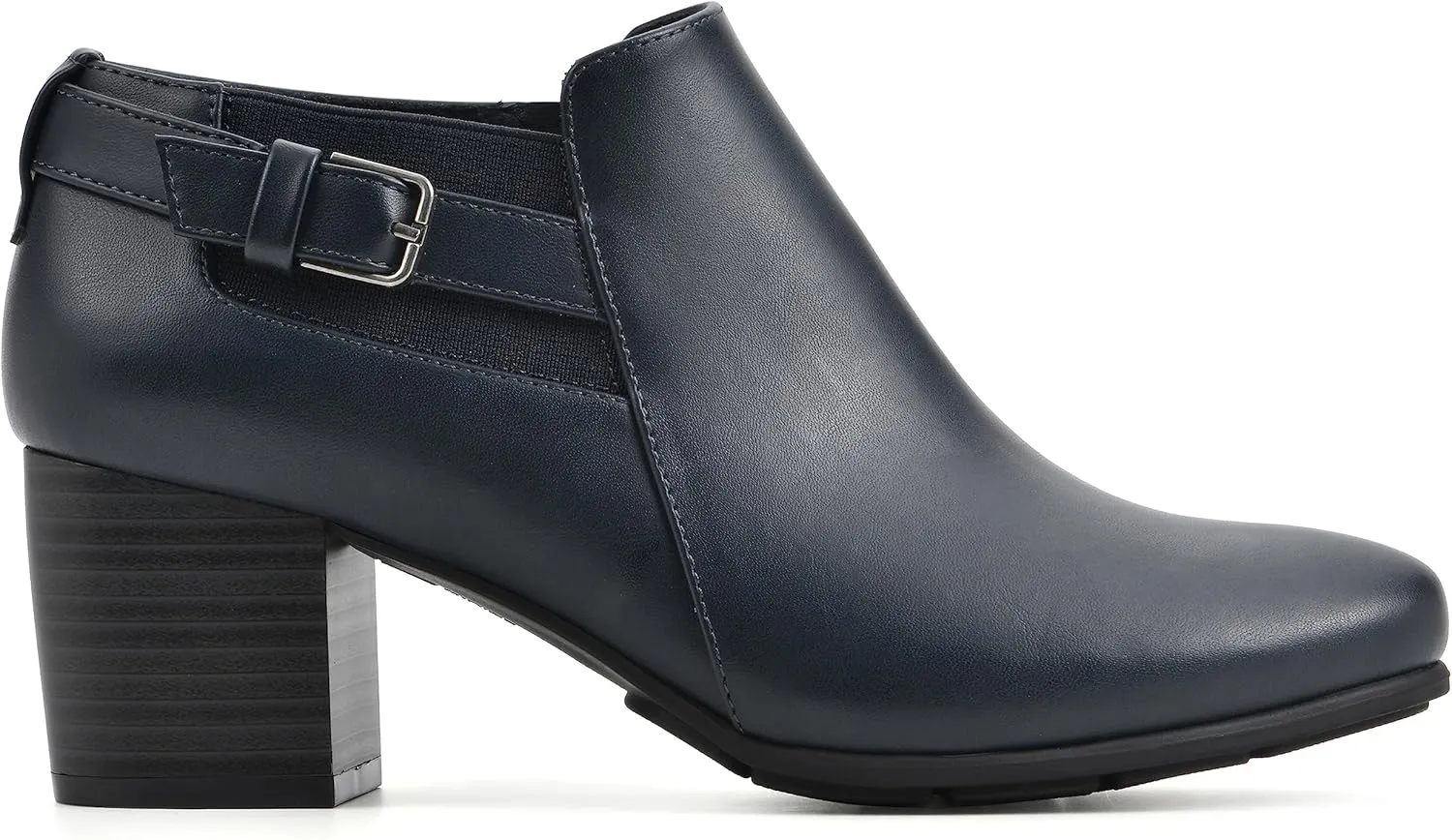 WHITE MOUNTAIN Women's Shoes Noah Block Heel Bootie