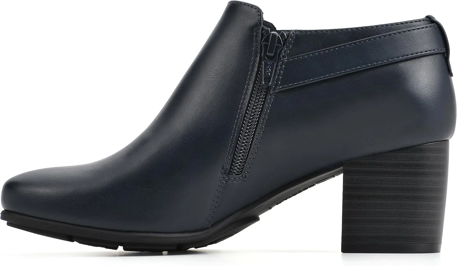 WHITE MOUNTAIN Women's Shoes Noah Block Heel Bootie