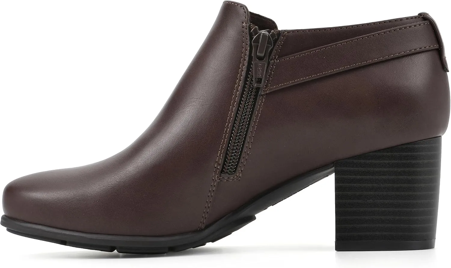 WHITE MOUNTAIN Women's Shoes Noah Block Heel Bootie