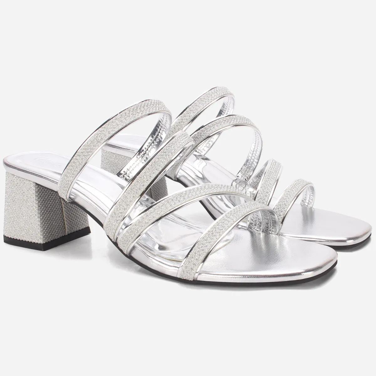 Women "DANIKA" Strappy Block Heel Sandals