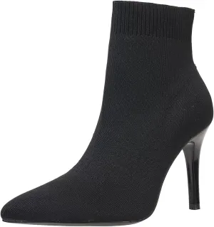 Women's Ankle Boots Stretch Elastic Knit Pointed Toe Stiletto Heel Breathable Fashion Sock Booties