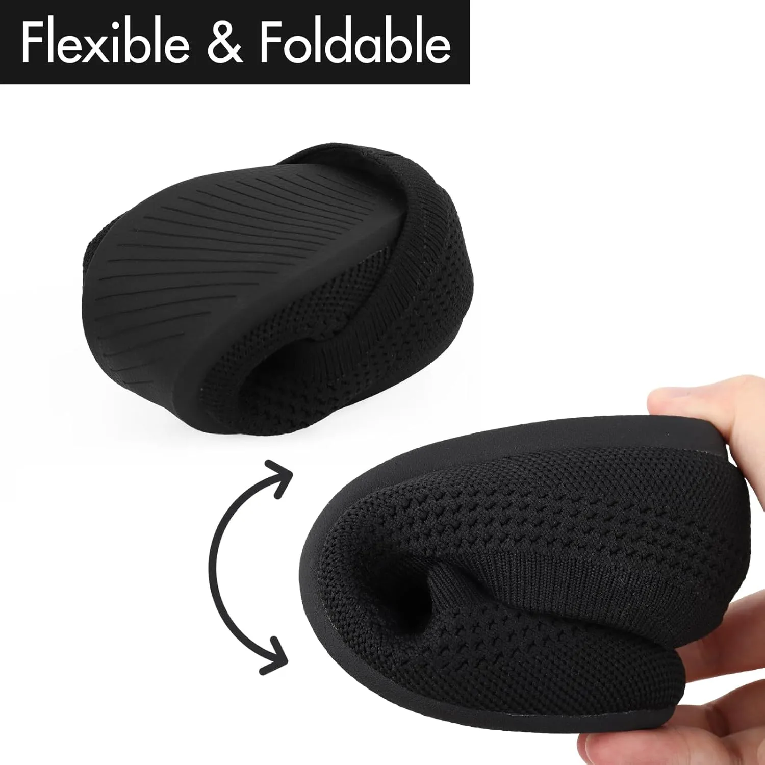 Women's Ballet Flats Shoes Round Toe Slip On Knit Casual Dress Shoes Comfort Ballerina Walking Flats Shoes