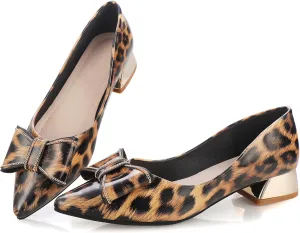 Women's Chunky Closed Toe Low Block Heels Work Pumps Comfortable Dress Wedding Shoes for Party Office
