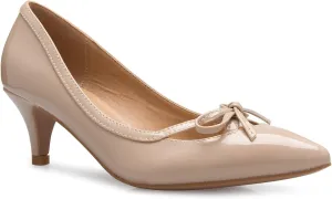 Women¡¯s Classic Closed Toe D'Orsay Bow Kitten Heel Pump | Dress, Work, Party Mid Heeled Pumps
