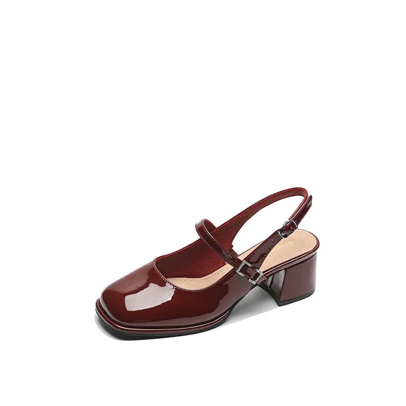Women's Closed Toe Summer High Fashion Elegant Heels