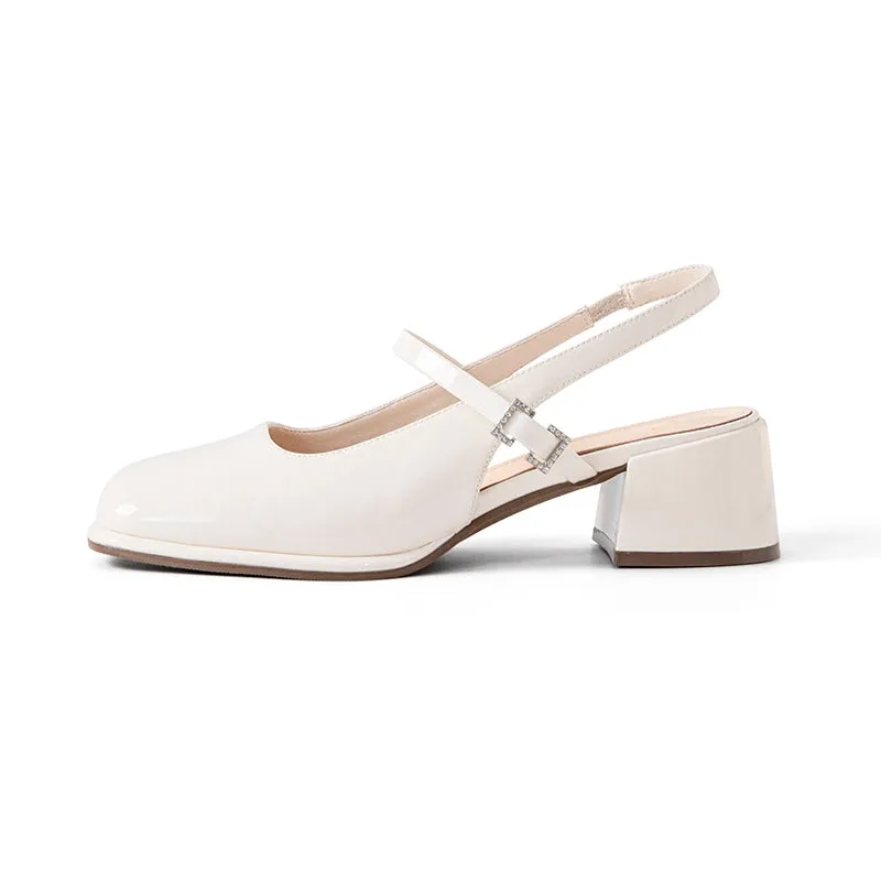 Women's Closed Toe Summer High Fashion Elegant Heels