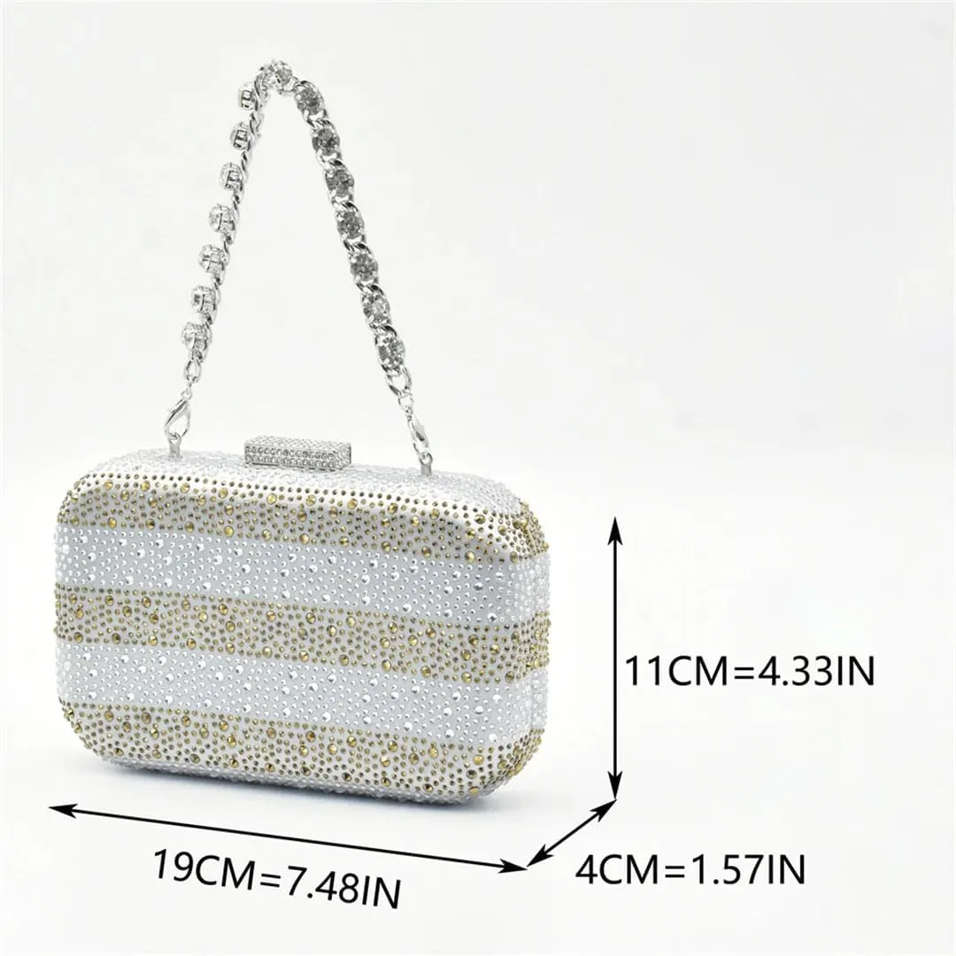Women’S Elegant Heeled Shoes and Bag Set for Wedding Party Slingbacks Pumps with Matching Handbag