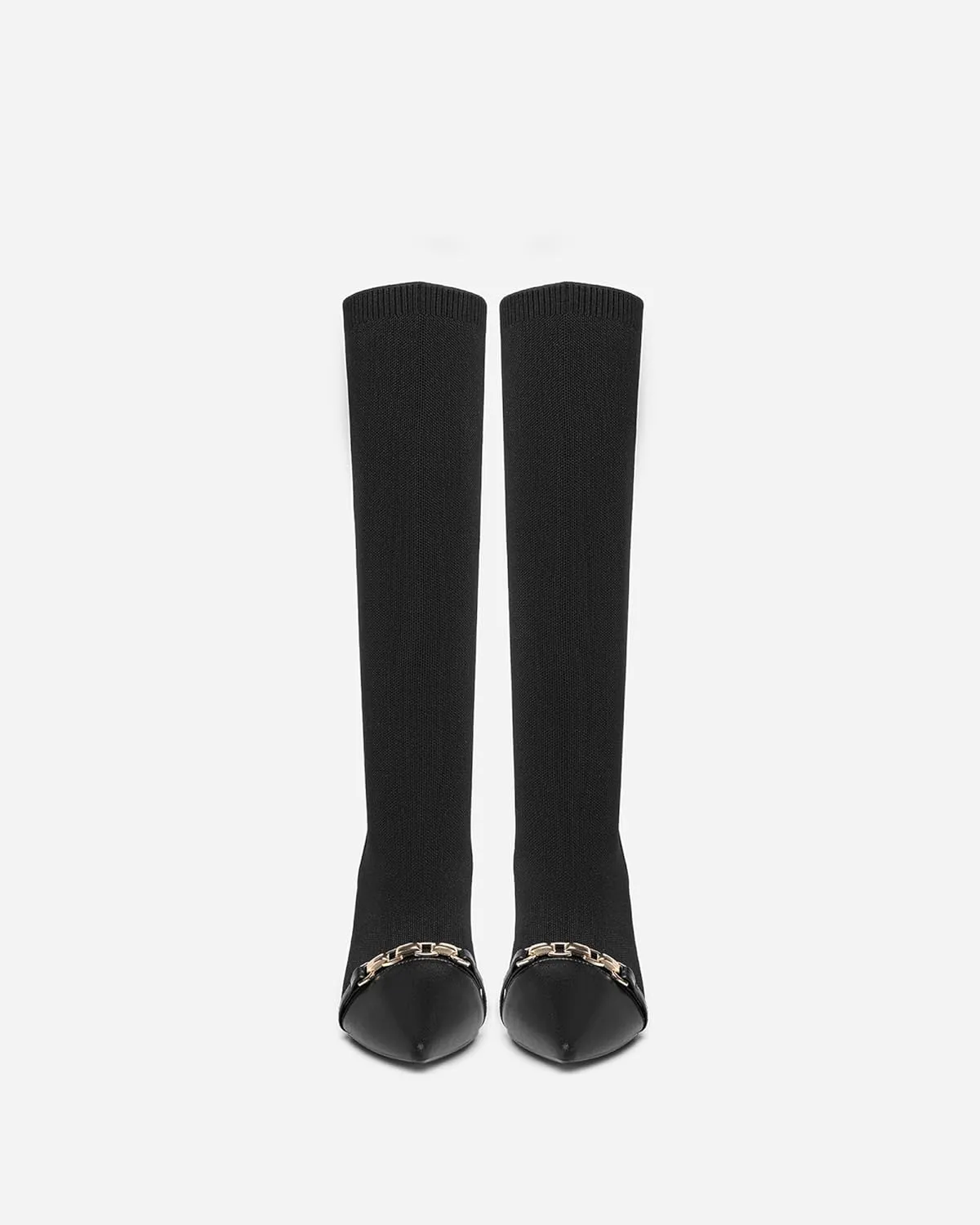 Women’s Elegant Pointed Toe Heeled High Boots