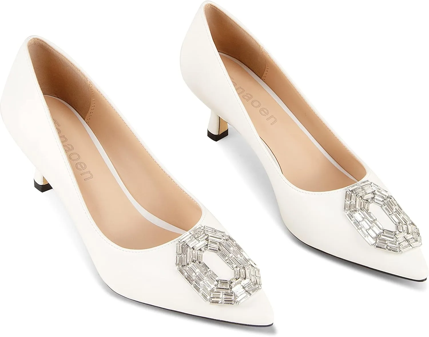 Women's Fashionable and Comfortable Single Shoes with Shallow Pointed Toe Thin Heel and Medium Heel