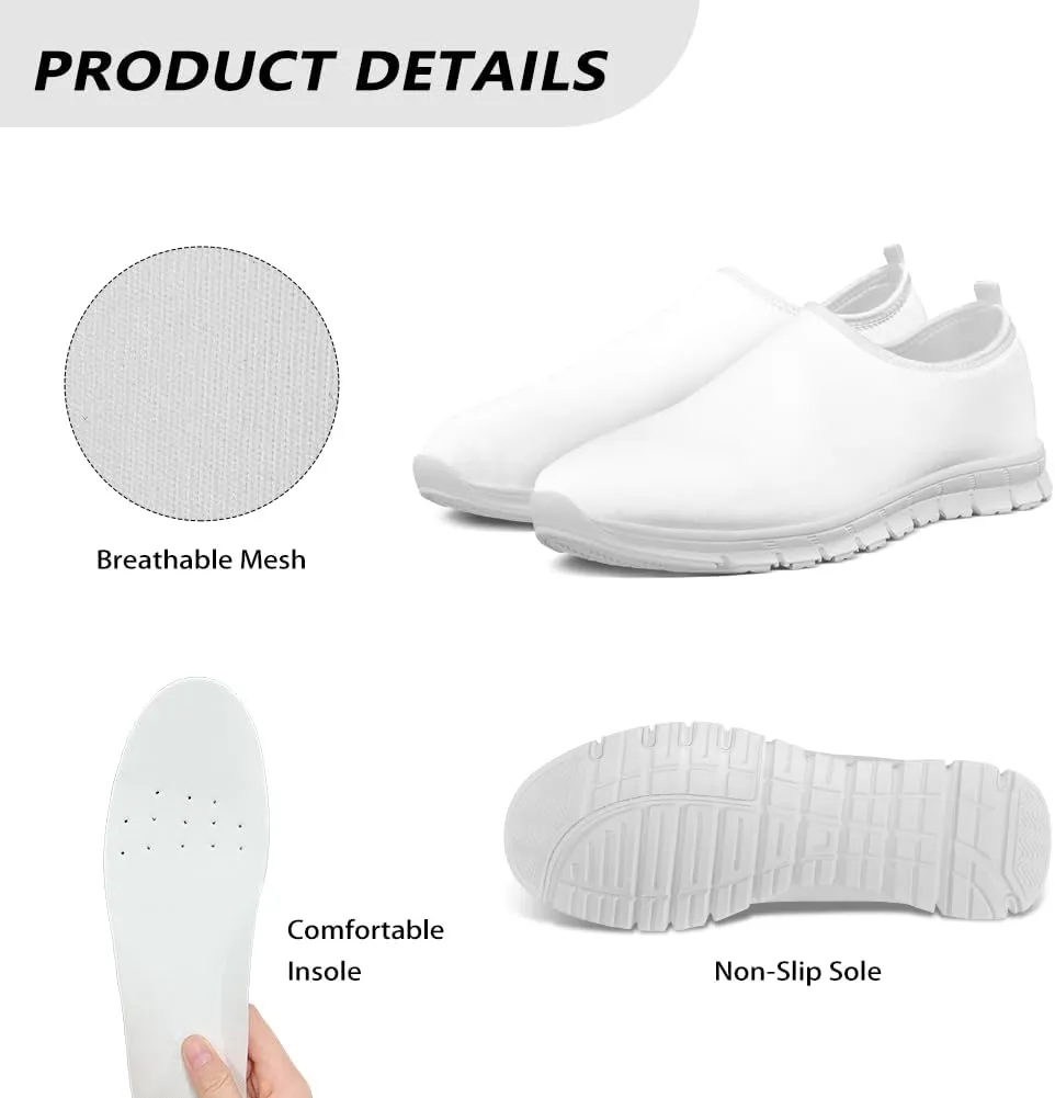 Women's Fruit Print Shoes Low Top Slip On Casual Walking Flat Shoes Comfortable Soft-Soled Sports Running Sneakers