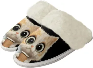 Women's Fuzzy Slip On Slippers Warm Cozy Soft Plush Slippers Lightweight Winter Fluffy Non Slip Indoor House Shoes Size 5-10