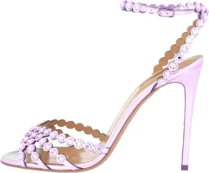 Women's High Heel Sandals with Sparkling Rhinestones by [Oakum] - Ankle Strap Design, Sexy & Elegant for Special Occasions