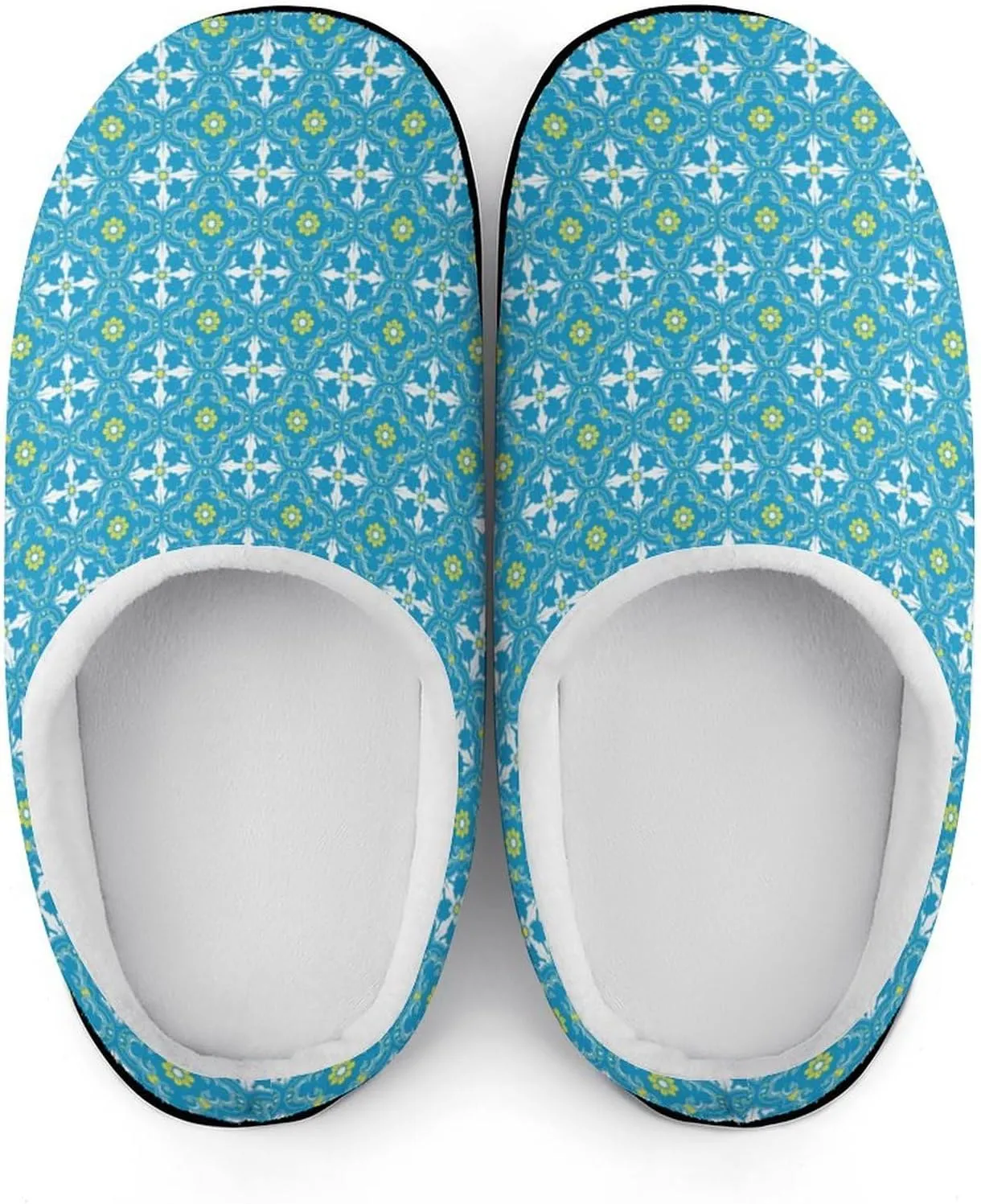 Womens Home Slippers Warm Bedroom Slip-On Shoes Mens Halloween Slippers Soft Cotton House Clog Slippers Indoor Outdoor