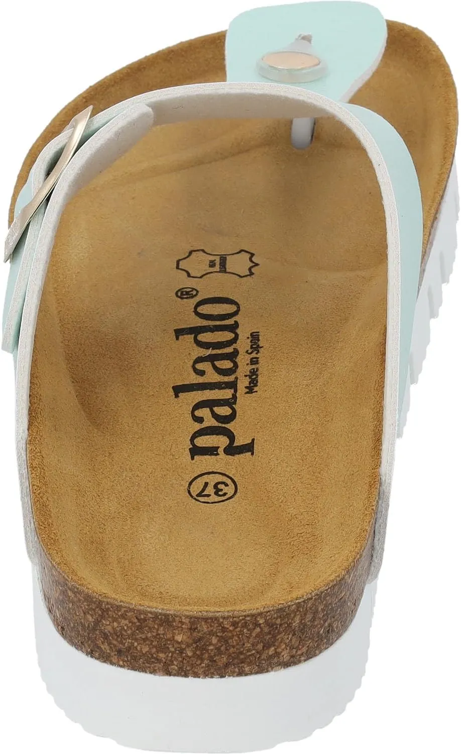 Women's Kos PL Metallic Toe Separator - Made in Spain - Upper with Shimmering Metallic Finish - Platform EVA Sole - Suede Insole