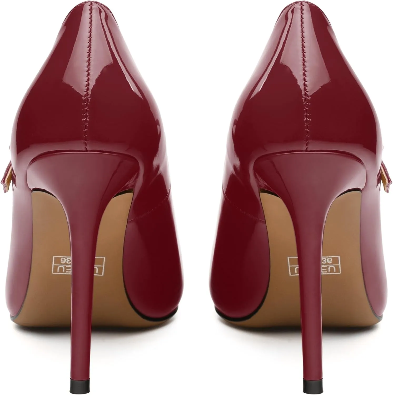Women's Pumps, Buckle Backstrap High Heels, Pointed Toe Fashion Stiletto Heel Shoes for Wedding Daily Working